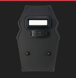 image of a ballistic shield used in school security and active shooter response